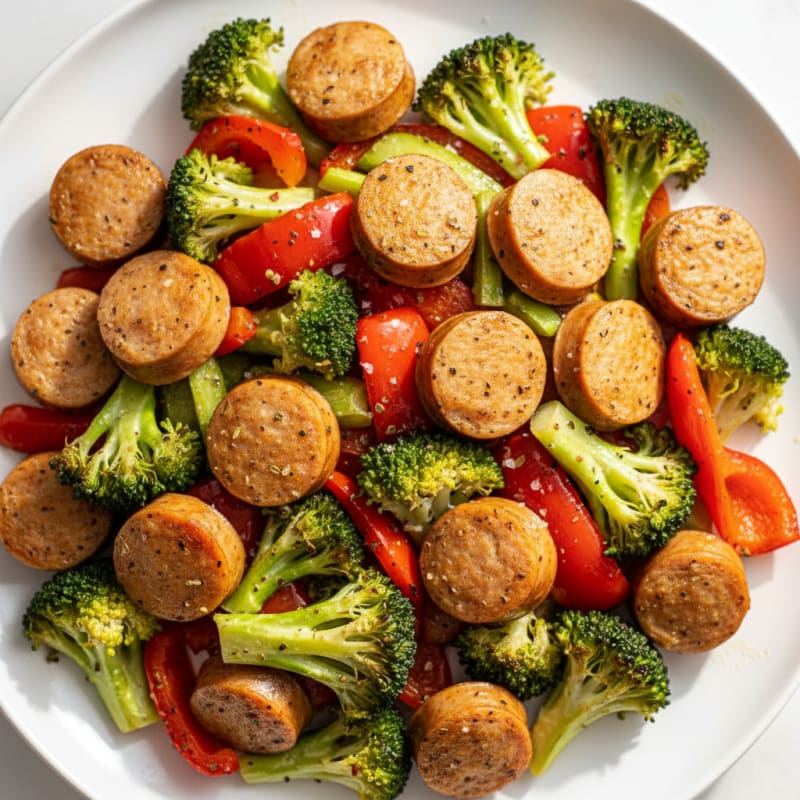 Sheet Pan Sausage and Veggies