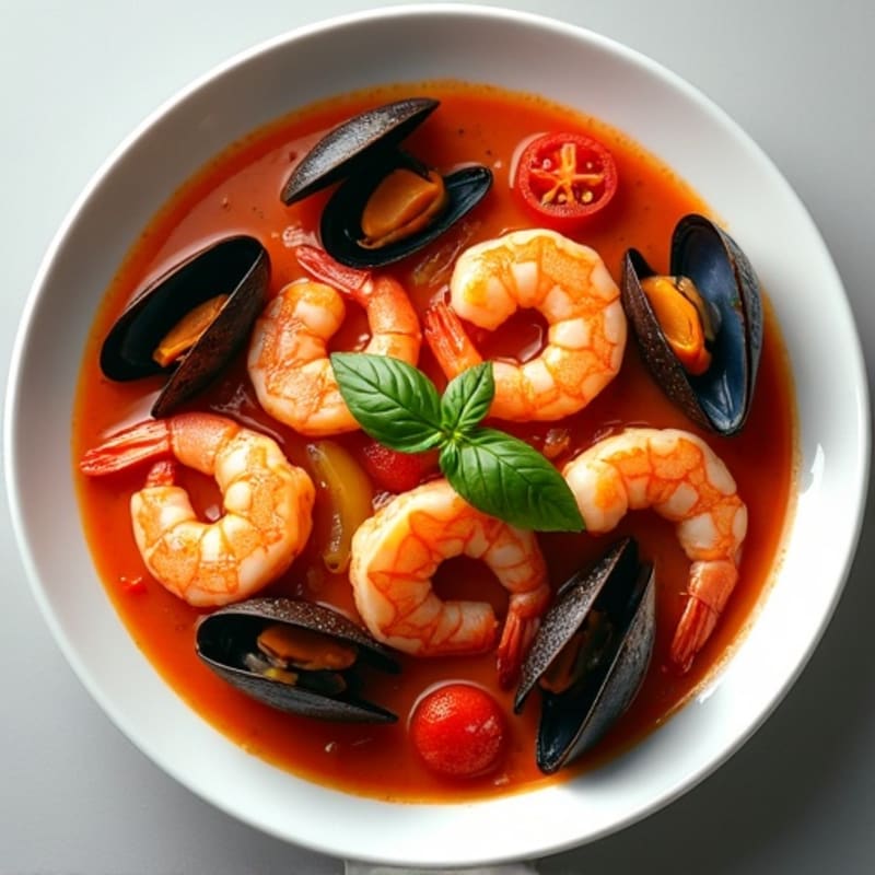 Savory Fresh Seafood Tomato Stew
