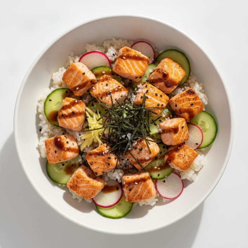 Salmon Sushi Rice Bowl