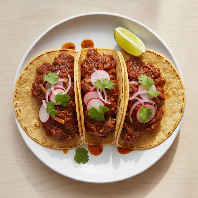 Grass-Fed Beef Barbacoa Tacos