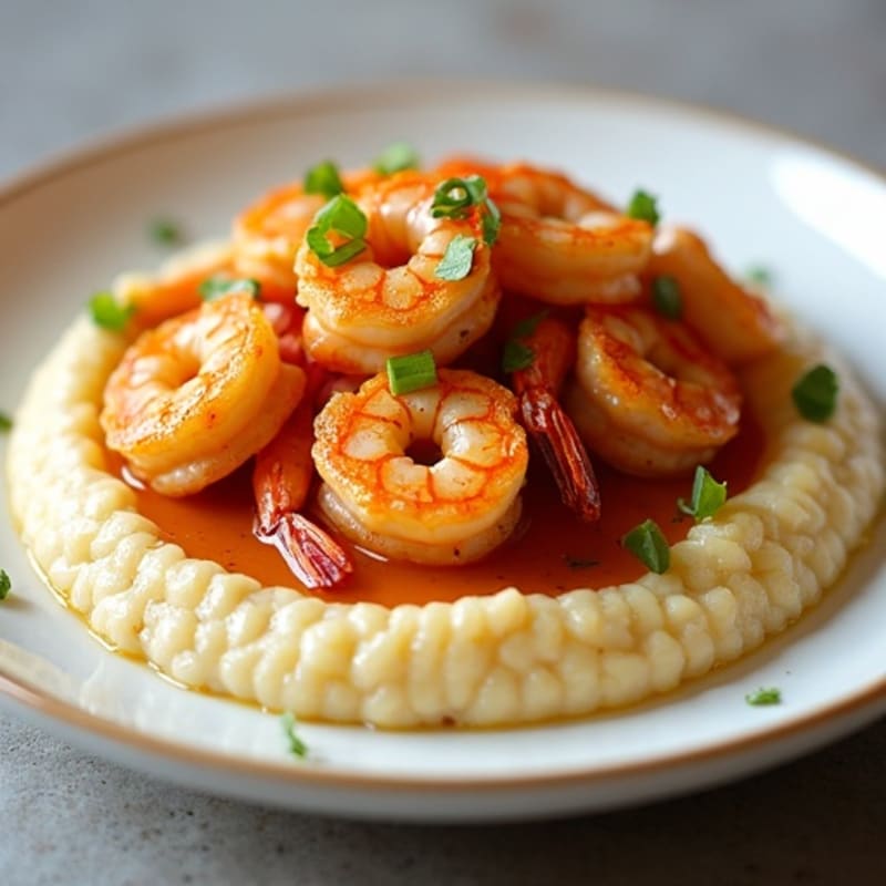 Cajun Shrimp with Creamy Grits