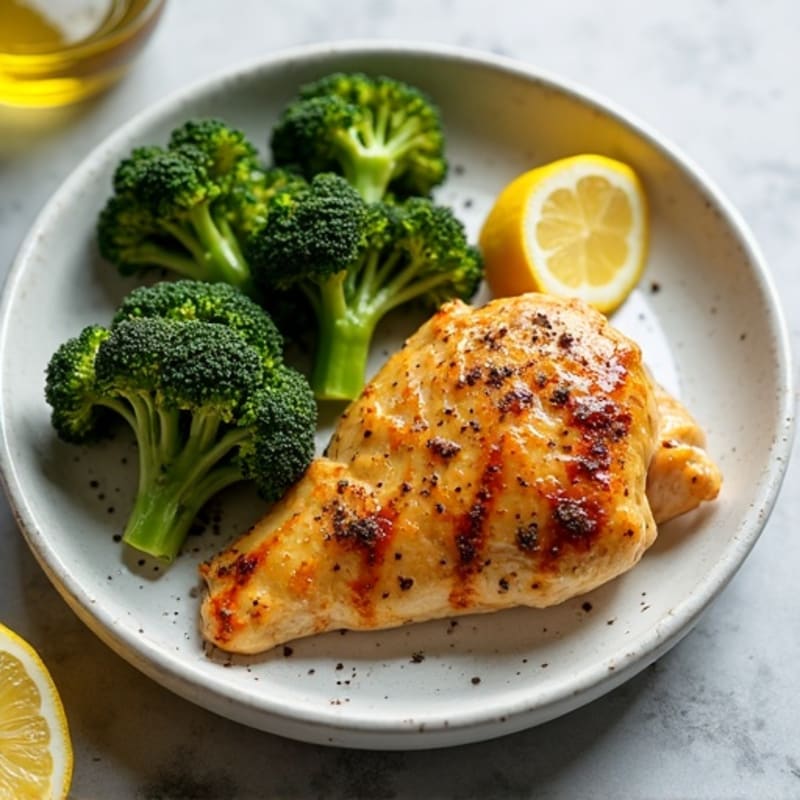 Sheet Pan Roasted Chicken and Crispy Broccoli