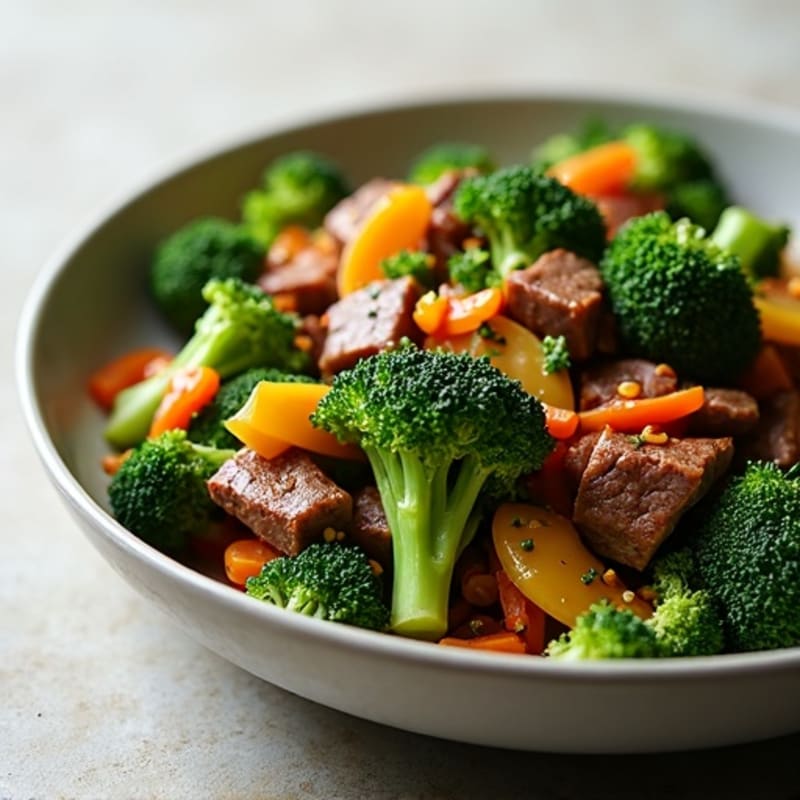 Ginger-Garlic Beef and Broccoli Stir-Fry