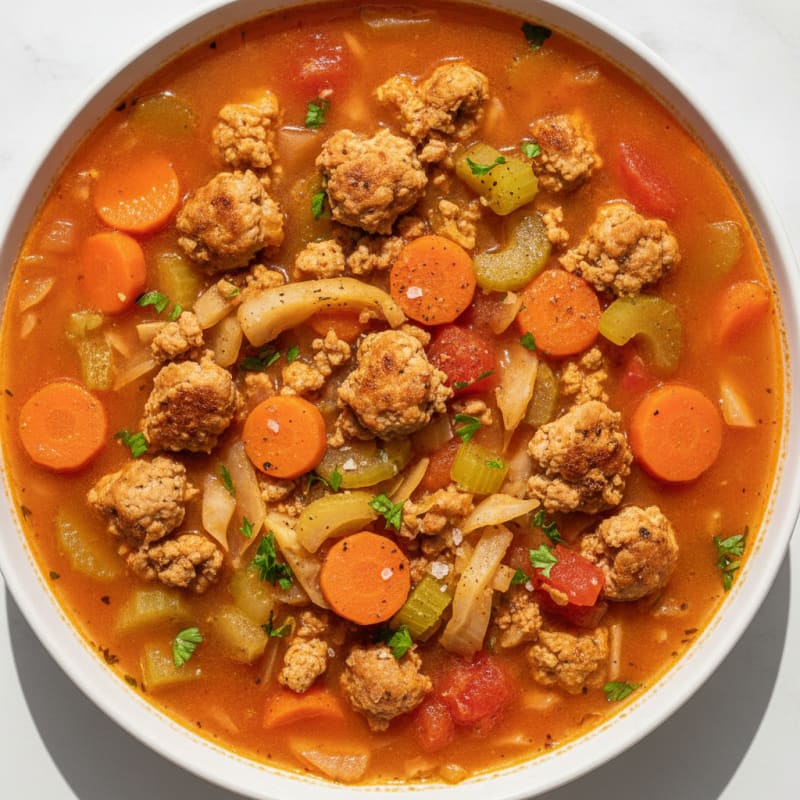 Hearty Cabbage and Vegetable Soup