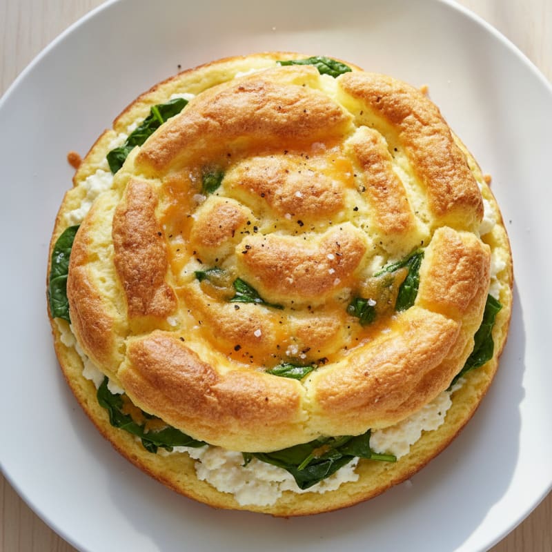 Baked Egg and Cheese Soufflé