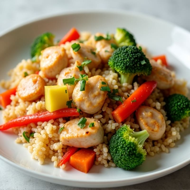 Cauliflower Rice Chicken Stir-Fry