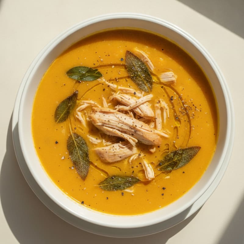 Roasted Pumpkin and Sage Soup