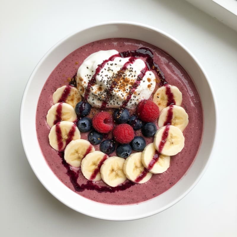 Creamy Berry Banana Smoothie