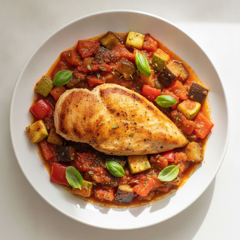 Roasted Vegetable Ratatouille with Fresh Herbs