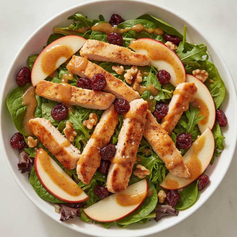 Honey-Mustard Chicken Salad with Apples and Cherries