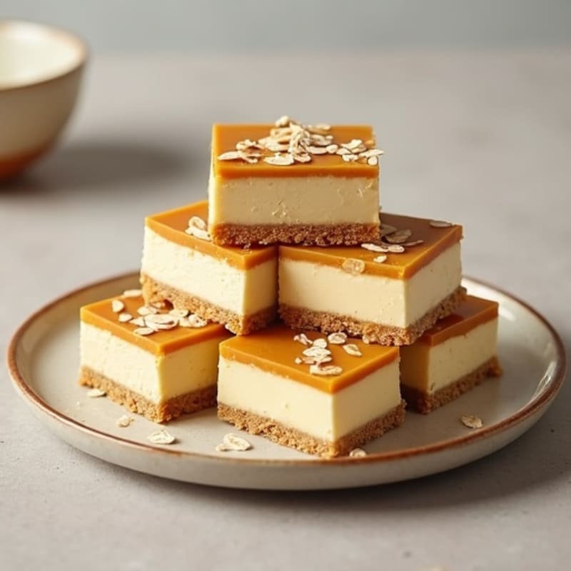 High Protein Soya Paneer Cheesecake Bars