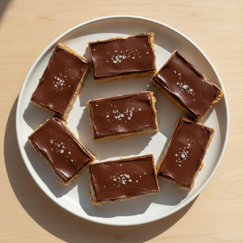 No-Bake Chocolate Peanut Butter Bars