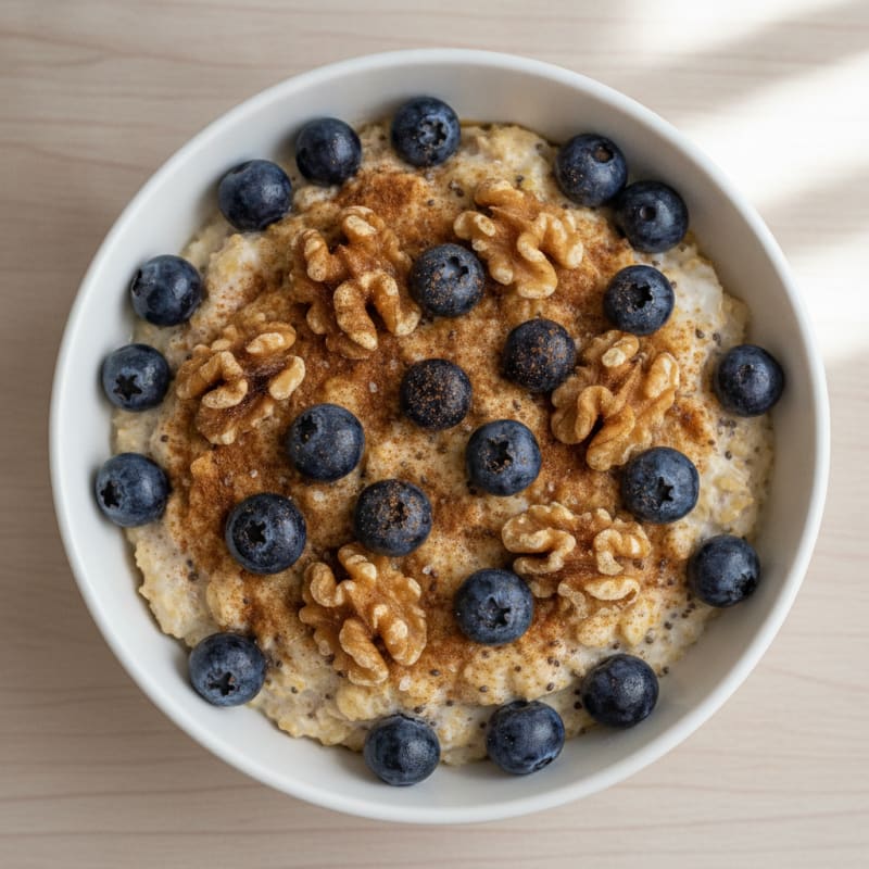High-Protein Berry Walnut Proats