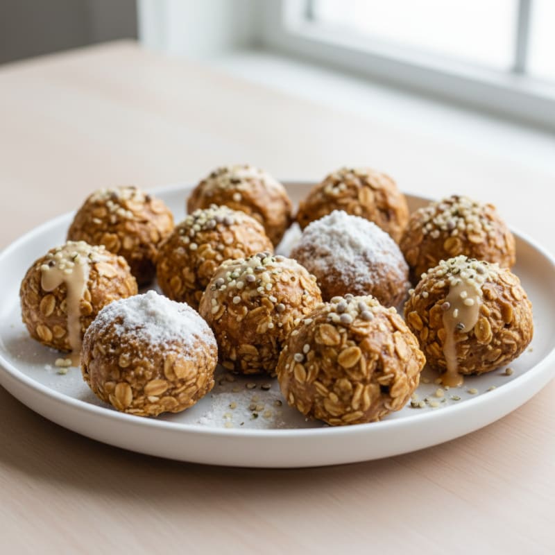 No-Bake Peanut Butter Protein Energy Bites