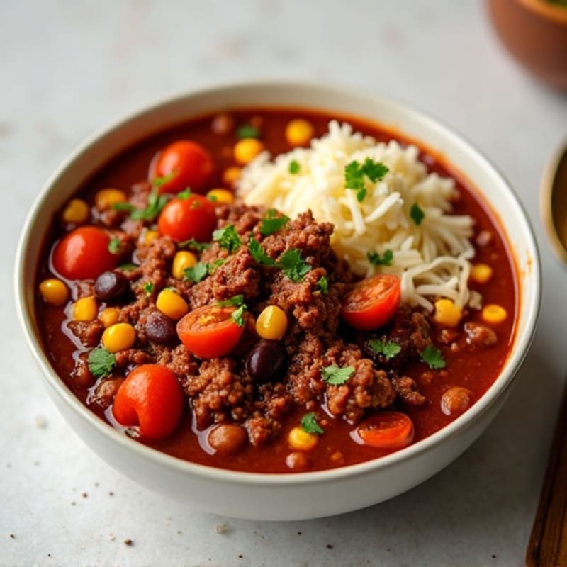 Hearty Slow Cooker Beef Chili