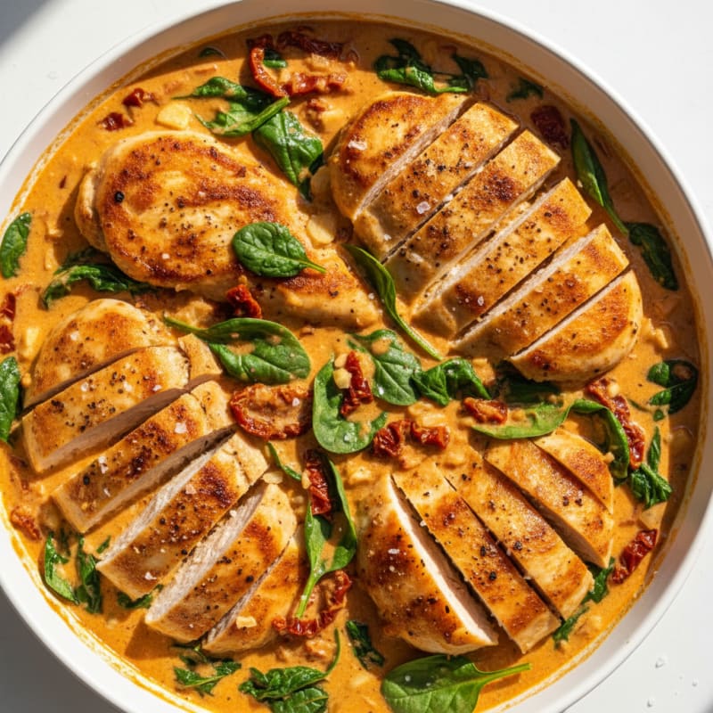 Creamy Tuscan Chicken Skillet