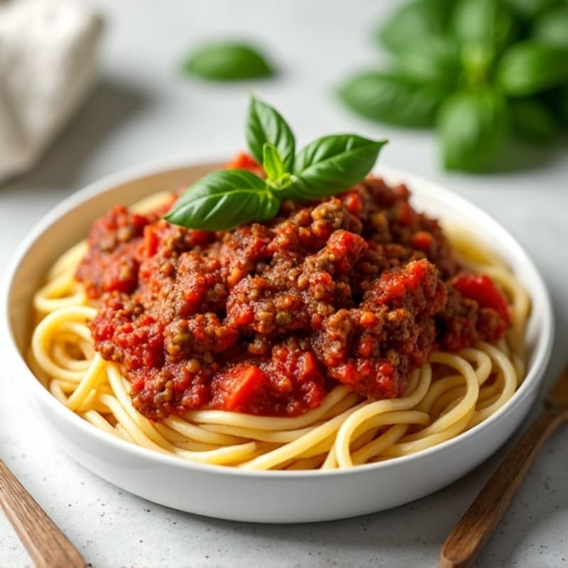 Hearty Turkey-Beef Bolognese with Protein-Packed Marinara
