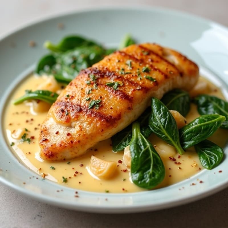 Healthy Creamy Spiced Chicken