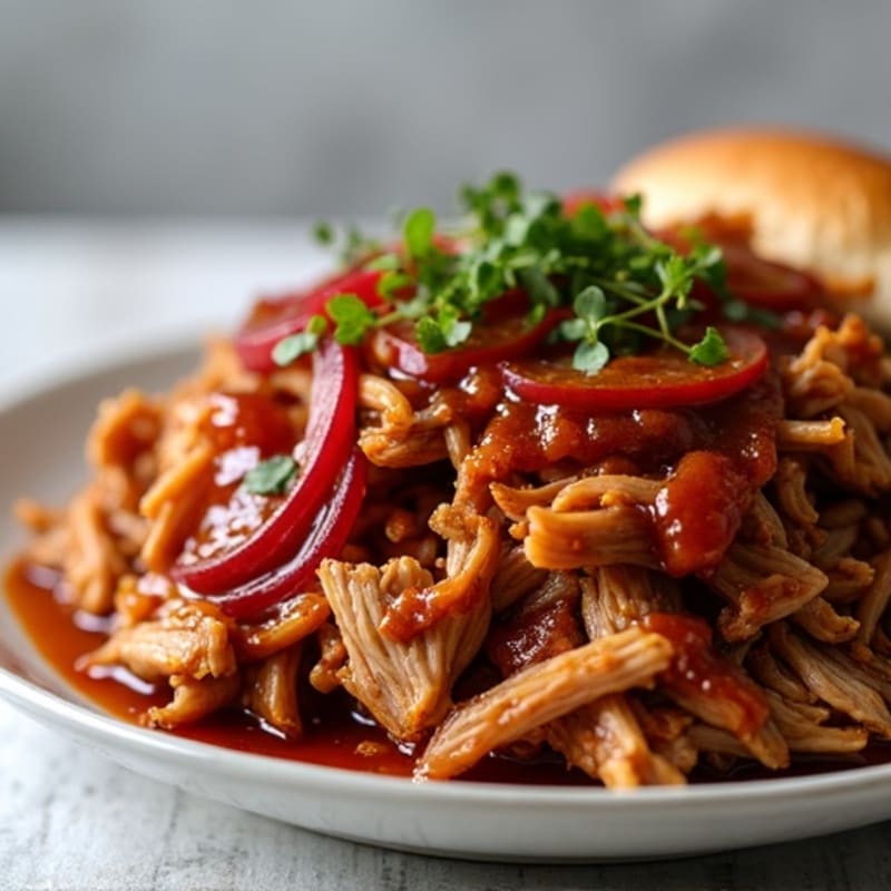 Tender Slow Cooked Tangy Pulled Pork