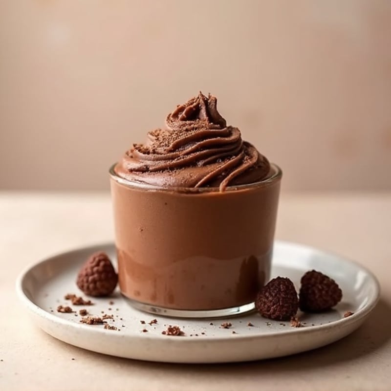 Creamy Vegan Chocolate Protein Pudding