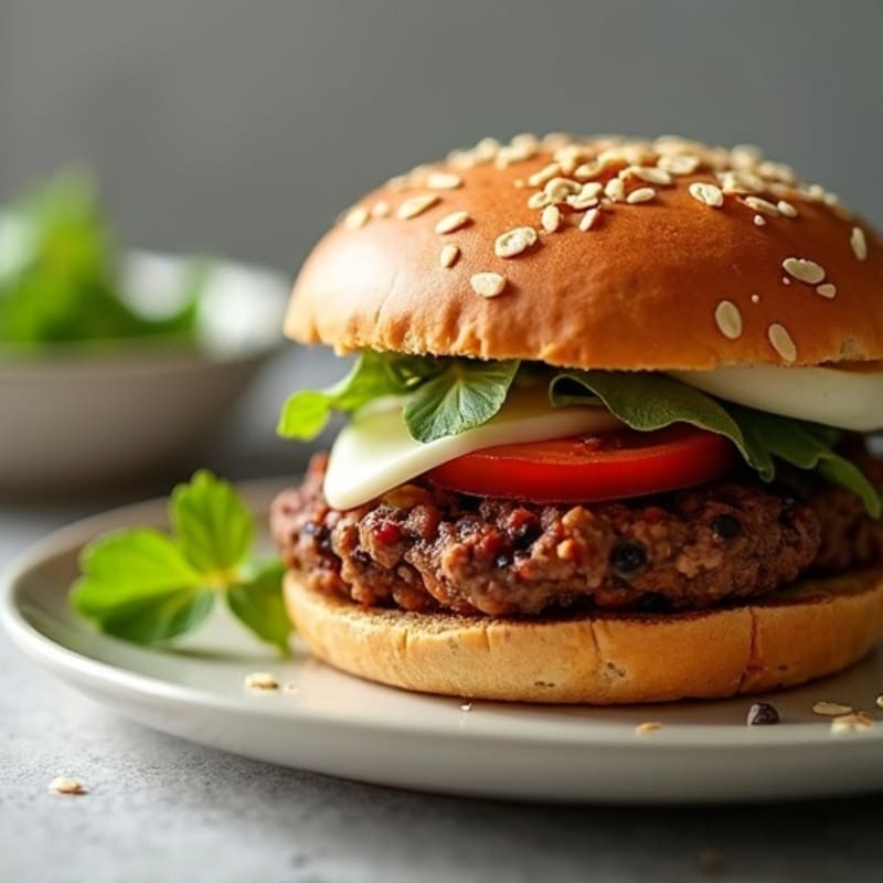 Smoky Black Bean Burgers