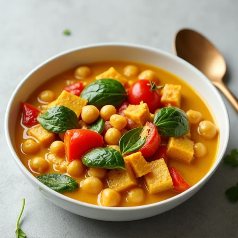 Hearty Creamy Coconut Chickpea Curry