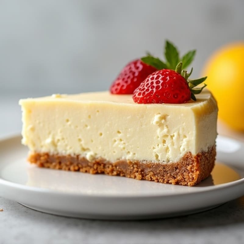Creamy Greek Yogurt Protein Cheesecake