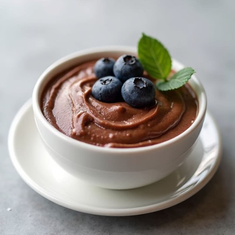 Cottage Cheese Chocolate Protein Pudding