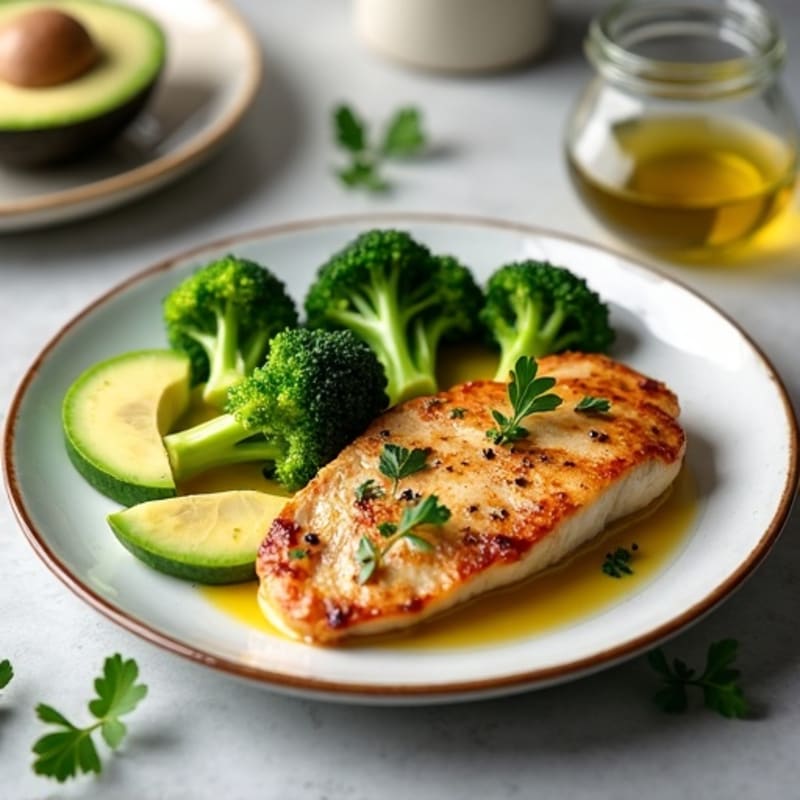 Seared Turkey Breast with Roasted Broccoli