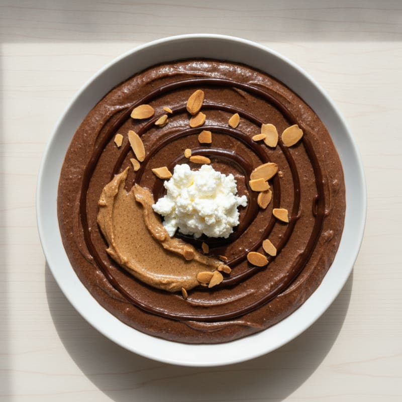 Silky Cottage Cheese Chocolate Protein Pudding