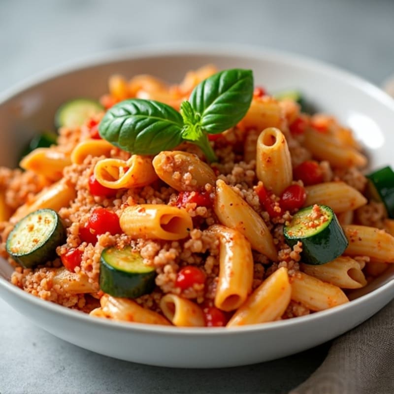 Protein-Packed Turkey and Veggie Baked Ziti