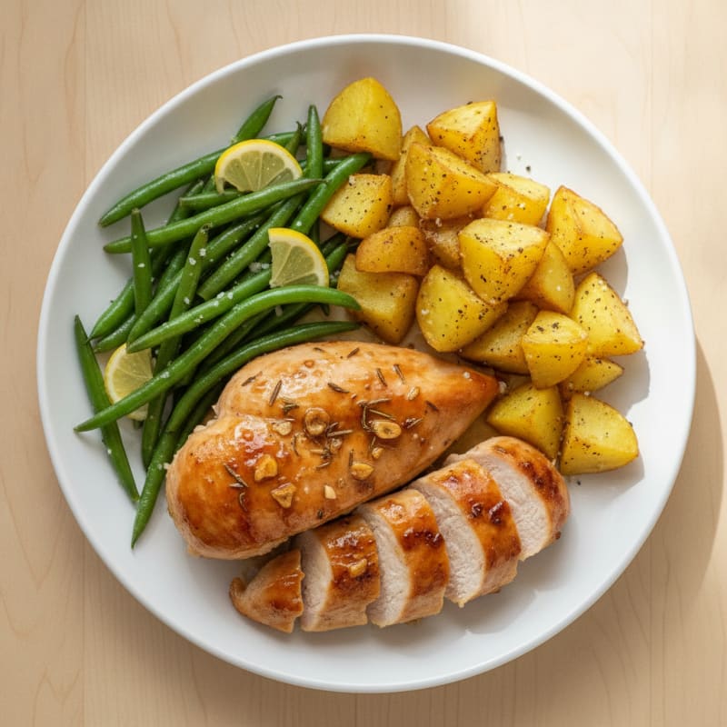 Herb-Roasted Chicken with Roasted Potatoes
