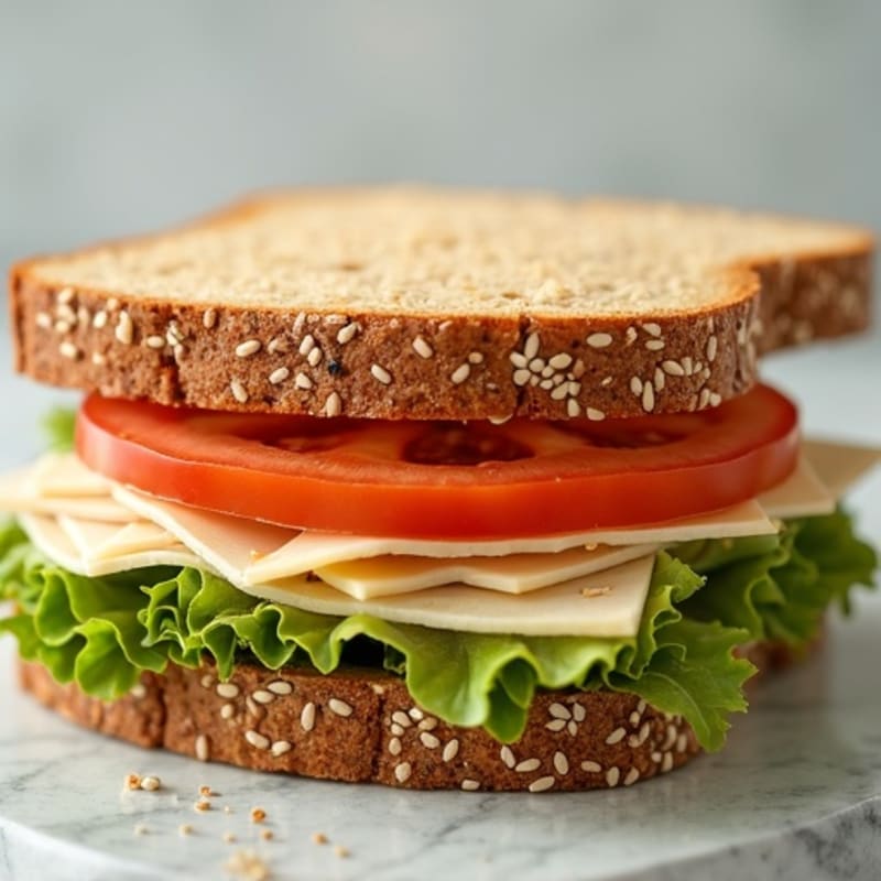 Loaded Fresh Turkey Club Sandwich