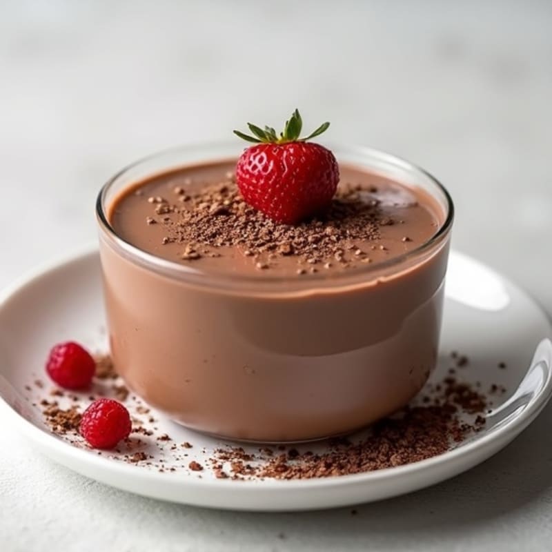 Silky Chocolate Protein Pudding