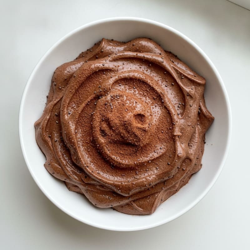 Protein Chocolate Mousse with Greek Yogurt
