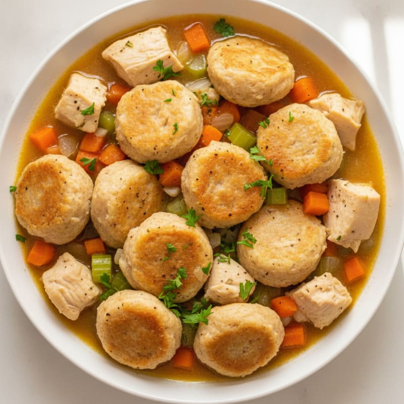 Homestyle Chicken and Herb Dumplings
