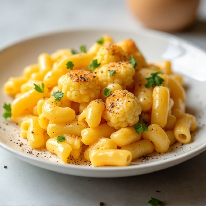Protein-Packed Cauliflower Mac with Sharp Cheddar