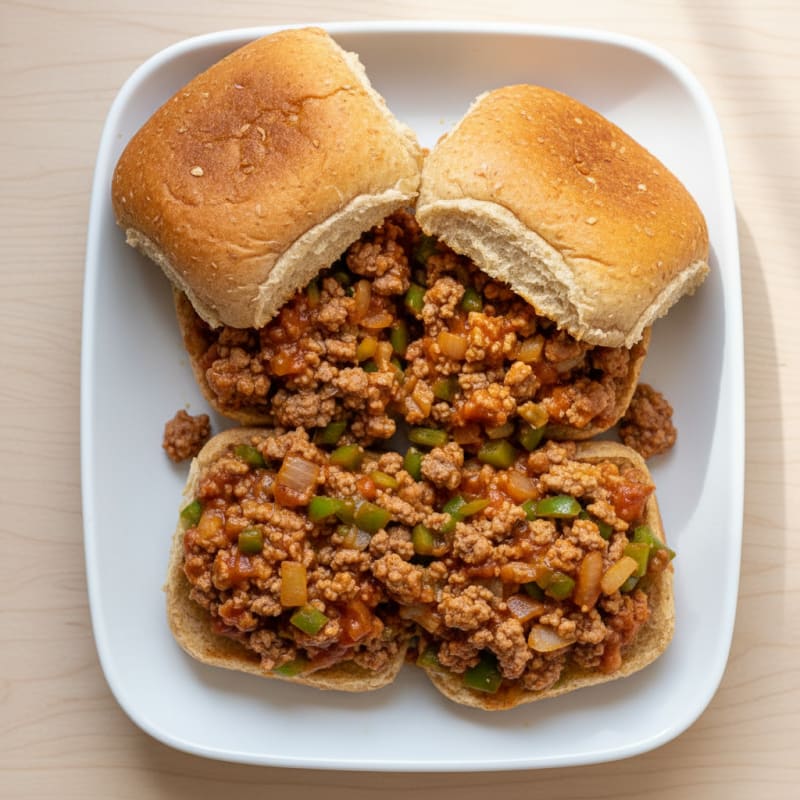 Sweet and Tangy Sloppy Joe Sliders