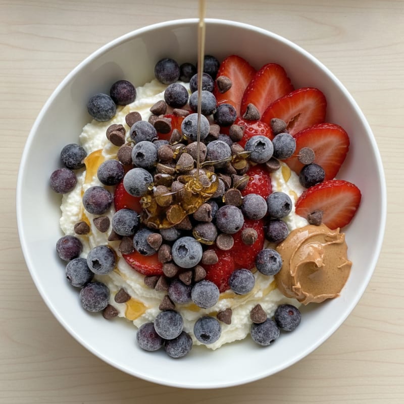 Berry Chocolate Chip Yogurt Bowl