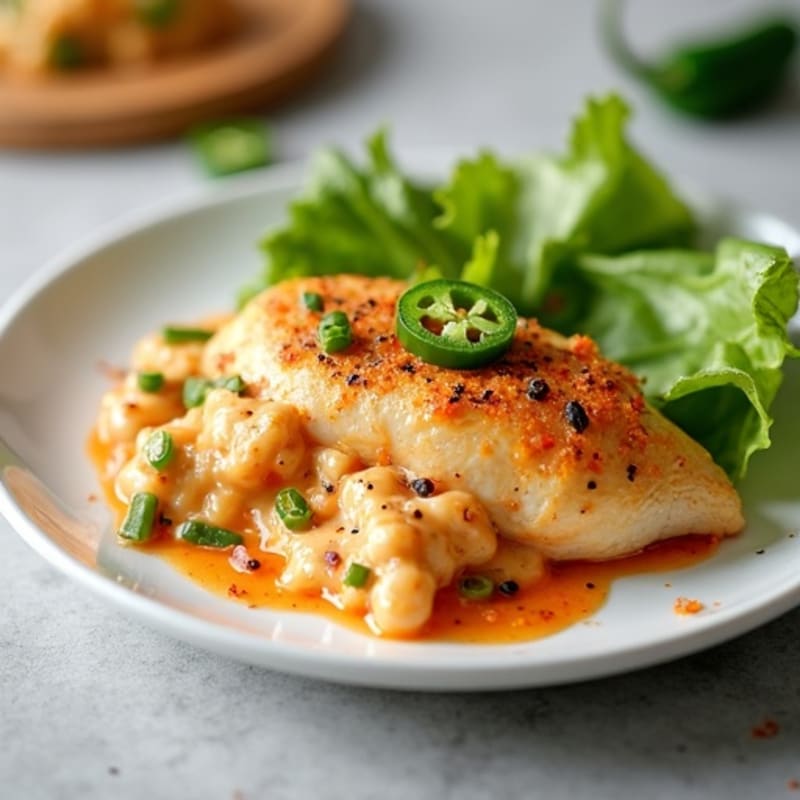 Baked Spicy Jalapeño Creamy Chicken