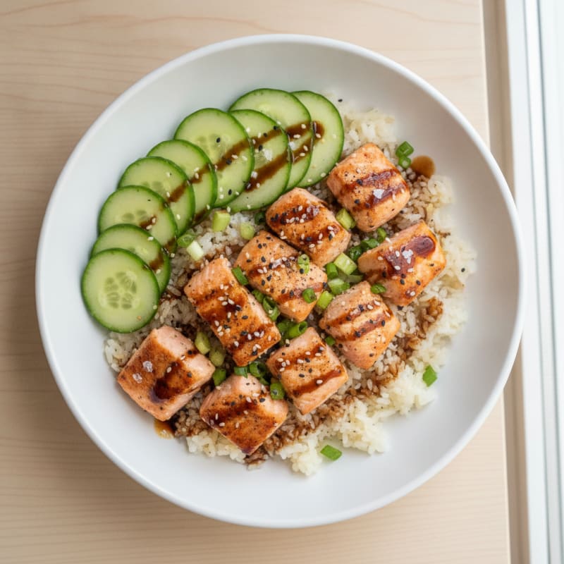 Salmon Sushi Rice Bowl