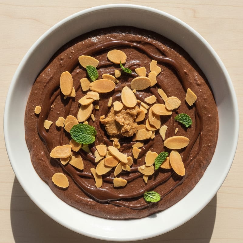 Protein Chocolate Almond Mousse