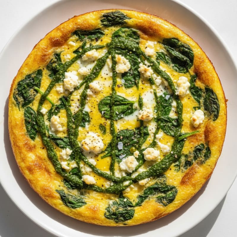 Baked Eggs with Spinach and Feta