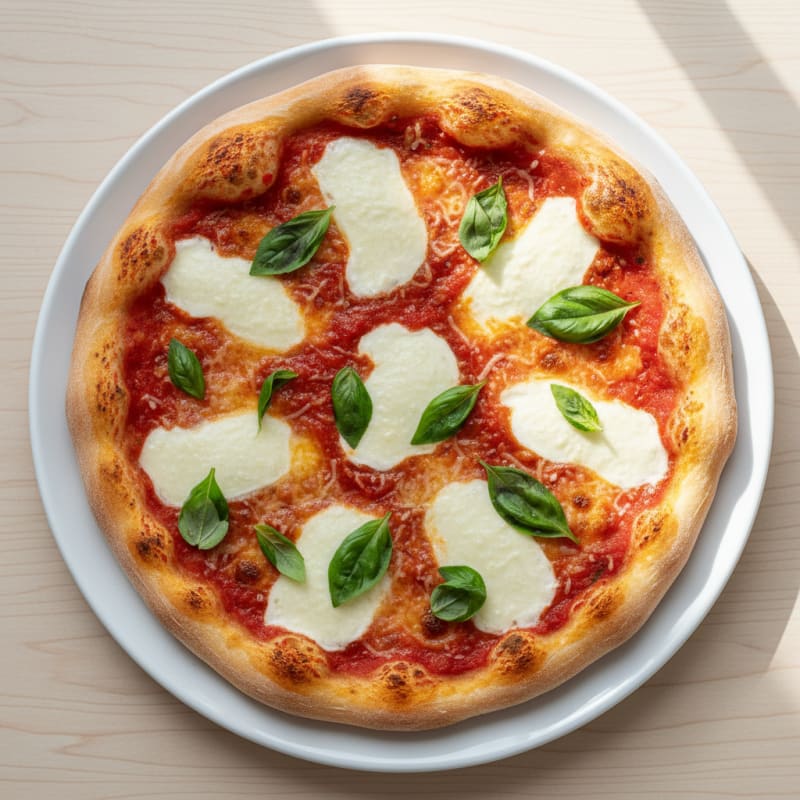 Classic Margherita Pizza with Fresh Basil