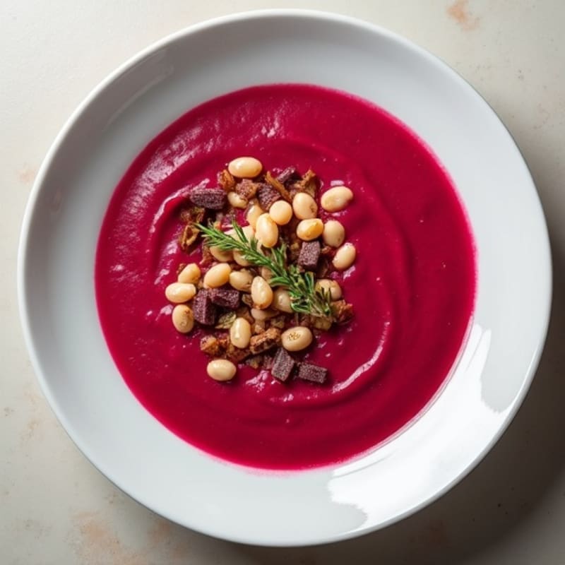 Creamy Roasted Beet Soup