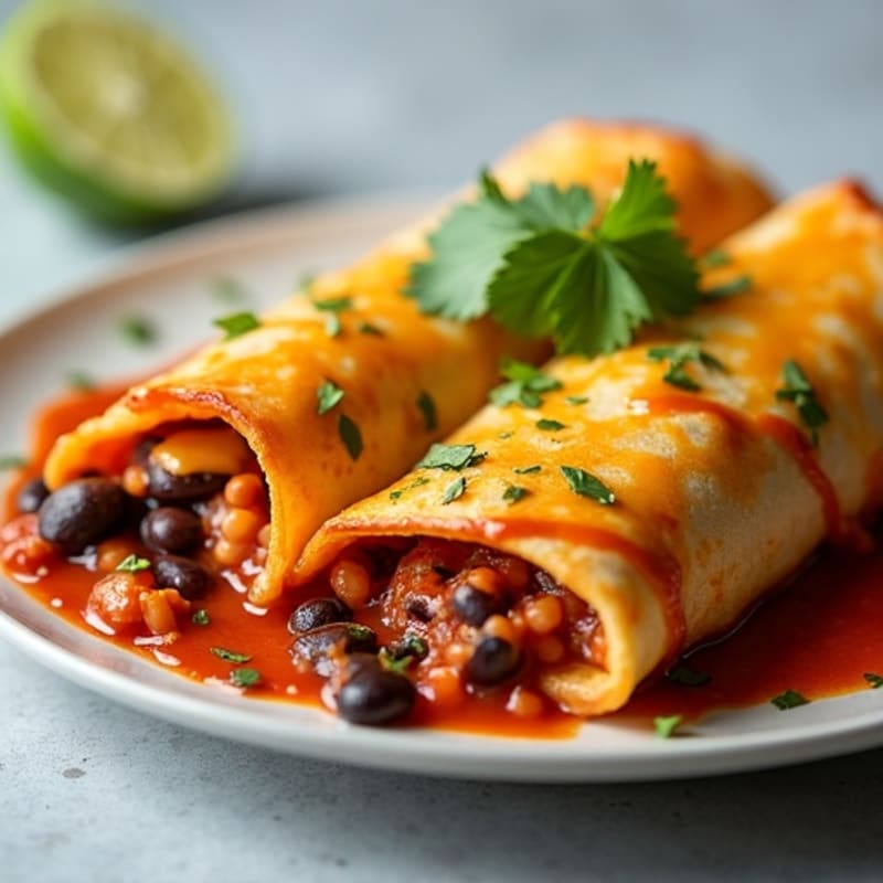 Baked Chili-Lime Chicken Enchiladas