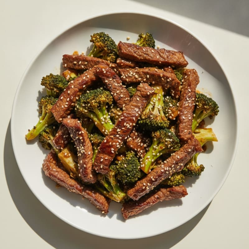 Sesame Beef and Broccoli Stir-Fry