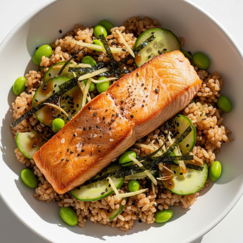 Salmon Sushi Rice Bowl