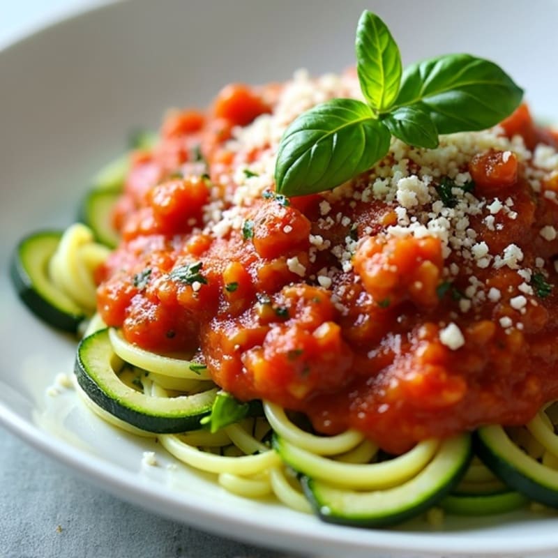 Protein-Packed Turkey and Zucchini Noodle Marinara