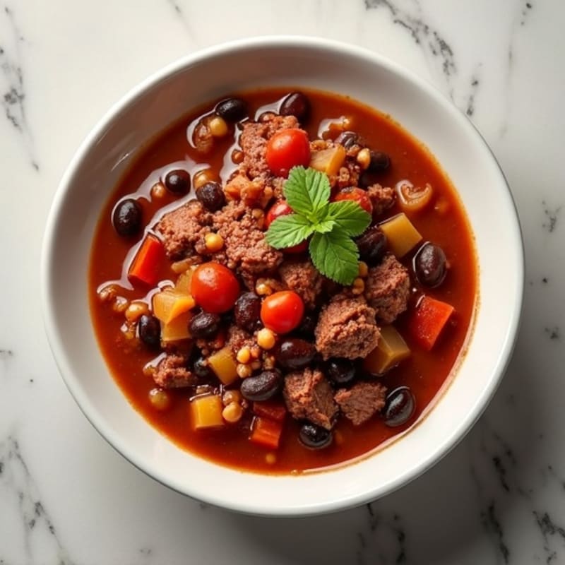 Hearty Slow Cooker Beef Chili